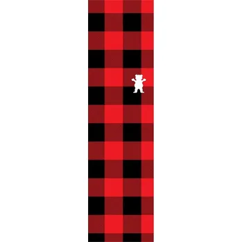 GRIZZLY grip - Lumberjack Plaid Griptape Red (RED) velikost: OS