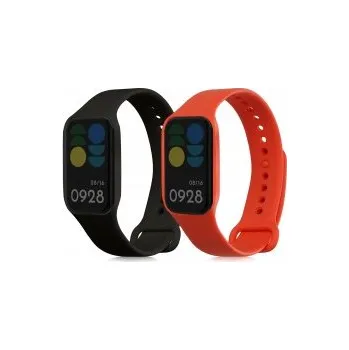 Náramek 2x Náramek pro Xiaomi Redmi Band 2 - černá, oranžová