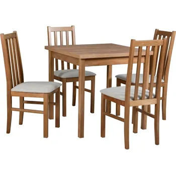 Jídelní set Jídelní set 4+1 Otakar Vyberte Tkaninu:: Tkanina 2, Vyberte Moření:: Komplet sonoma