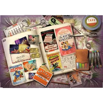 Puzzle RAVENSBURGER Puzzle Disney: 1940 Mickeyho výročí 1000 dílků 155916