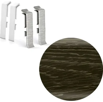 soklová lišta AP31 spojka k soklové liště NG62, PVC dub pálený, 62 mm, 2 ks