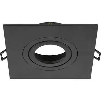 Bodové svítidlo BIG WHITE (SLV) NEW TRIA 75 XL kroužek pro vestavbu do stropu, D: 11 Š: 11 H: 2,6 cm, černá 1007635