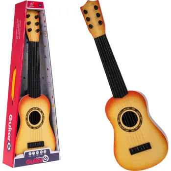 Hudební nástroj pro děti RKToys Klasická kytara Světle hnědá