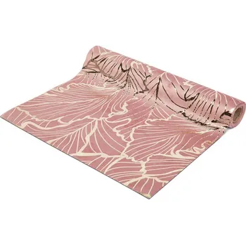 ubrus Vánoční běhoun na stůl - růžový/zlatý 180 x 28 cm