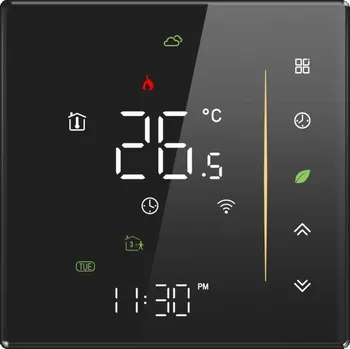 Termostat Digitální pokojový inteligentní termostat 006GCV černý