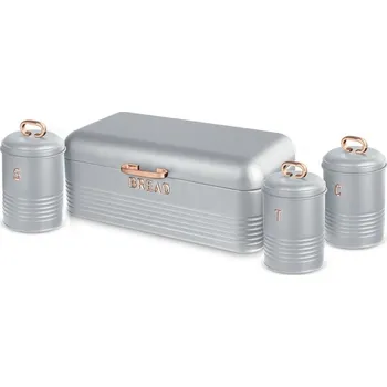 Dóza na potraviny Chlebník a sada dóz 4 ks Moonlight Edition