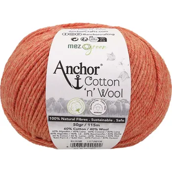 Příze Anchor Cotton Wool 326 Jaspis (Přírodní příze Cotton Wool 326 Jasper)