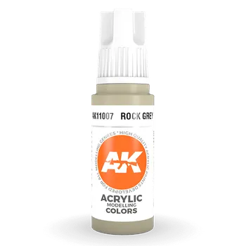 Modelářská barva AK Interactive: General Series - Rock Grey 17ml