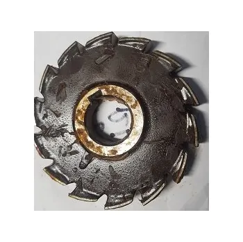 Fréza Fréza kotoučová pro drážky - 100x27x14 mm, RL - ČSN 222168, oldies (Starší provedení, silně nakonzervováno, průměr 100 mm, šíře 14 mm, díra 27 mm. ZPS Gottwaldov)