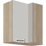 OLIVIA latté horní skříňka 44G rohová levá