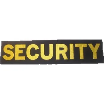 Velká nášivka Security na záda, se suchým zipem