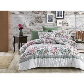 Povlečení TiaHome Romantic Garden 1x Polštář 90x70cm, 1x Přikrývka 140x200cm