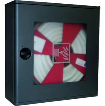 Hydrant Pavliš a Hartman, Hydrantový systém PH-Plus s hadicí D25 - 30bm - prosklená dvířka - proudnice ekv. 10 - ANTRACIT, svv 506/A