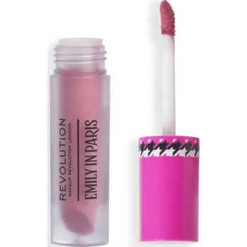 Přípravek na rty Makeup Revolution Emily In Paris Pinky Swear Pink Rouge tekutá rtěnka 3 ml