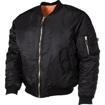 Pánský bomber Mil-tec Bomber černý MA1 bunda US Pilot XXXL
