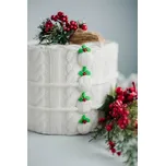 Cesil Silikonová forma Pletací vzor široký,16x10cm