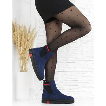 Dámská zimní obuv Bellamila Modré kotníkové boty 356NA-2 Velikost: 37