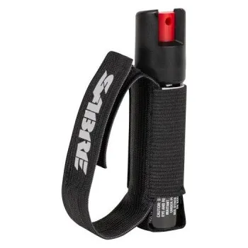 Obranný sprej Obranný pepřový gel Runner s páskem na ruku, Sabre Red, černý, 20 ml