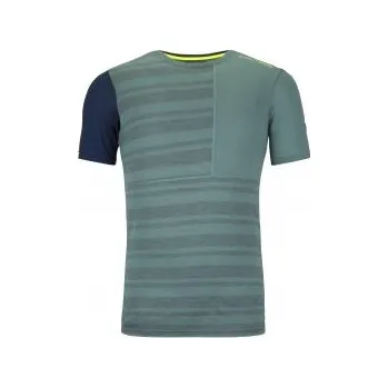 Ortovox 185 ROCK'N'WOOL SHORT SLEEVE M arctic grey L; Zelená triko + DÁREK DLE VÝBĚRU!