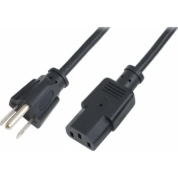 Napájecí kabel LogiLink US NEMA5-15P - IEC60320-1 C13 napájecí kabel 1,80 m černý (CP099)