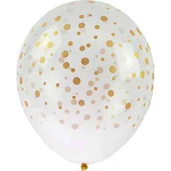 Balónek Kozák Svitavy s. r. o. Balónky průhledné s potiskem konfekt, 5ks