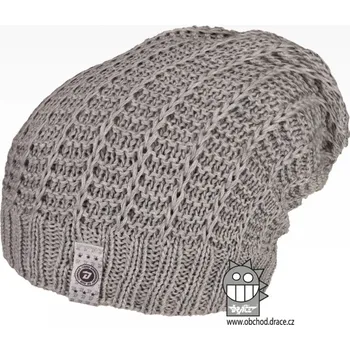 Čepice Dětská zimní merino čepice Dráče Harmony - vzor 19, šedá