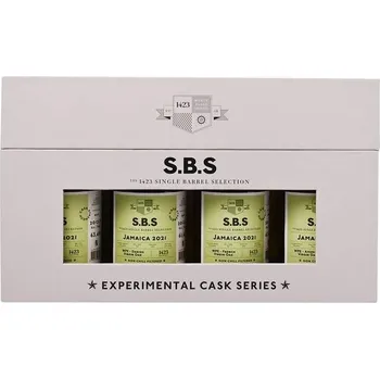 Rum S.B.S. Jamaica 2021 WPE Set Gift Box 62,45% 0,8 l