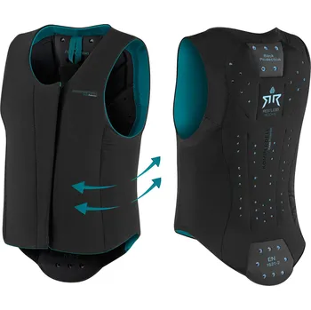 Jezdecká bezpečnostní vesta Komperdell Ochrana páteře Ballistic Junior Pro Komperdell, dětská, black/blue 116