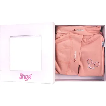 Kojenecká souprava Little Angel novorozenecká sada Outlast® - sv.starorůžová Velikost: 56