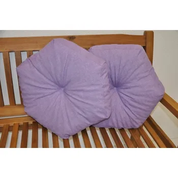 Polštář Polštář hvězda - set 2 kusy Fialová