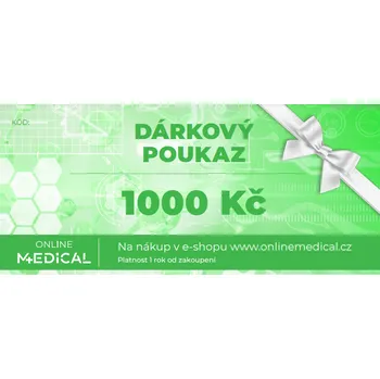 Dárková visačka Dárkový poukaz OnlineMedical - 1000 Kč