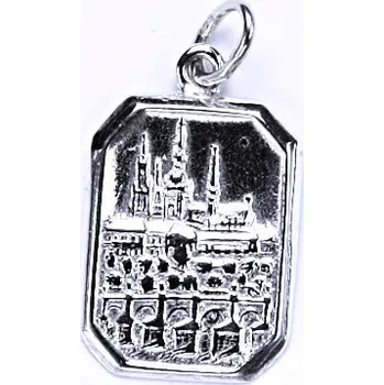 Přívěsek Stříbrný přívěsek Praha - P711 (Stříbrný přívěsek Praha)