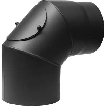 Kouřovod Kouřovod 220 Koleno 90° pevné čistící /2mm ocel