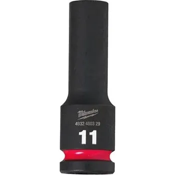 MILWAUKEE Průmyslová hlavice Shockwave 1/2" HEX 11mm prodloužená 4932480329
