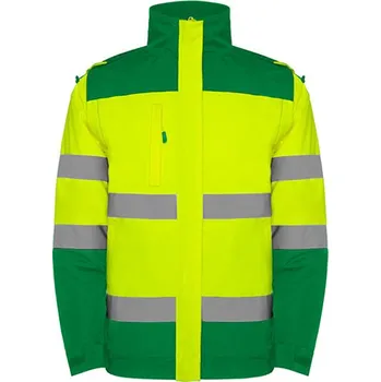 Pánské oblečení Roly Epsylon Pánská Hi-Viz parka HV9304 Garden Green 52-Fluor Yellow 221 L