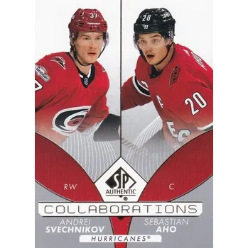 Sběratelská karetní hra insert karta SVECHNIKOV/AHO 22-23 SP Authentic Collaborations číslo C-4