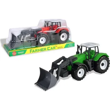 autíčko Traktor s nástrojem, na setrvačník