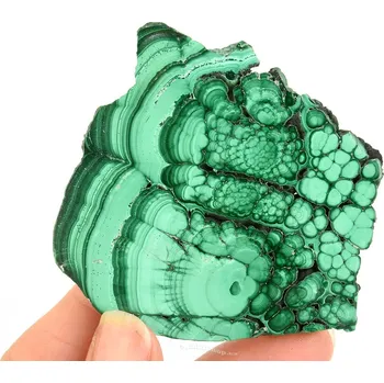 Přírodní kámen Plátek malachit Kongo 78g