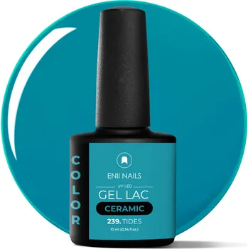 Lak na nehty ENII NAILS Gel lak Ceramic 239 Tides - gelový lak bez HEMA, 10 ml