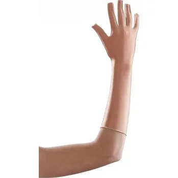 Plynová maska Rukavice kompresivní standardní Cicatrex Skin 3448—Velikost 7, délka dlouhá, barva karamelová, zavřené prsty