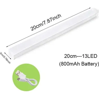 LED páska LED Světlo s PIR Pohybovým Senzorem 20cm Studená bílá