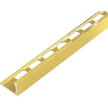ACARA SP2 ukončovací lišta L, STANDARD, hliník elox zlato, 8 mm, 2,5 m 43301A-G