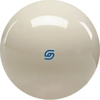 Kulečníková koule Koule samostatná Aramith pool bílá Premium 57,2mm modré logo