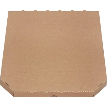 Jednorázové nádobí Krabice na pizzu 36x36x4cm mvl hnědá - 150 ks