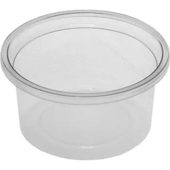 Jednorázové nádobí Kelímek na dressing rPET 50ml, průměr 62mm, výška 32mm 6250, transparentní - 2000 ks