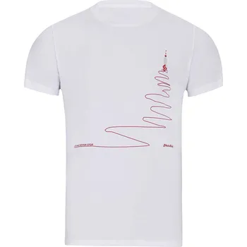 cyklistický dres NU. BY HOLOKOLO Cyklistické triko s krátkým rukávem - UP & NEVER STOP II. - bílá XS