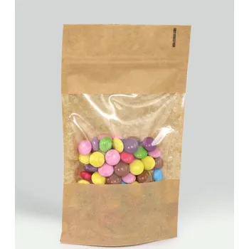 Chladicí sáček Doypack ZIP okénko 110x65x185 100ks 250g window plus