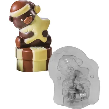 Forma na pečení Forma na čokoládu 3D (něžný medvídek) 1 tvar/1 pár forem
