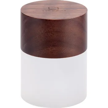 Čtecí lampička Tmavě hnědá stmívatelná stolní lampa se skleněným stínidlem (výška 10,5 cm) Lemelia – Gingko ID_1527932