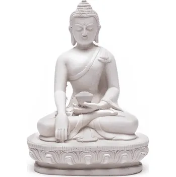 Milujeme Kameny Buddha medicíny a léčení - bílý - Feng shui 2 263792